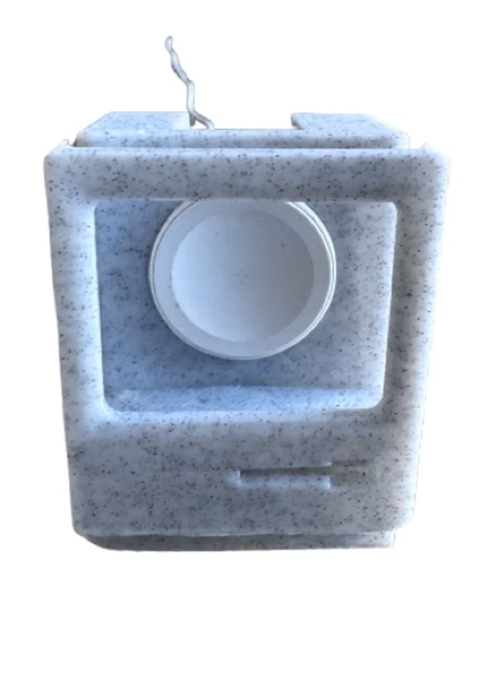 Retro Macintosh Apple Watch Charging Stand Dock Speckled Gray